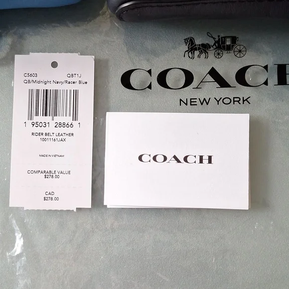 NWT NEW Coach Rider Belt Bag Leather - Picture 3 of 4